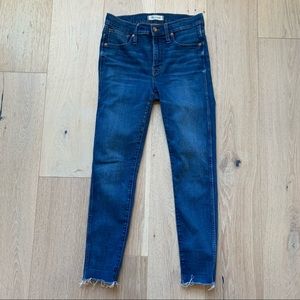 Madewell Raw Hem Skinny Jeans